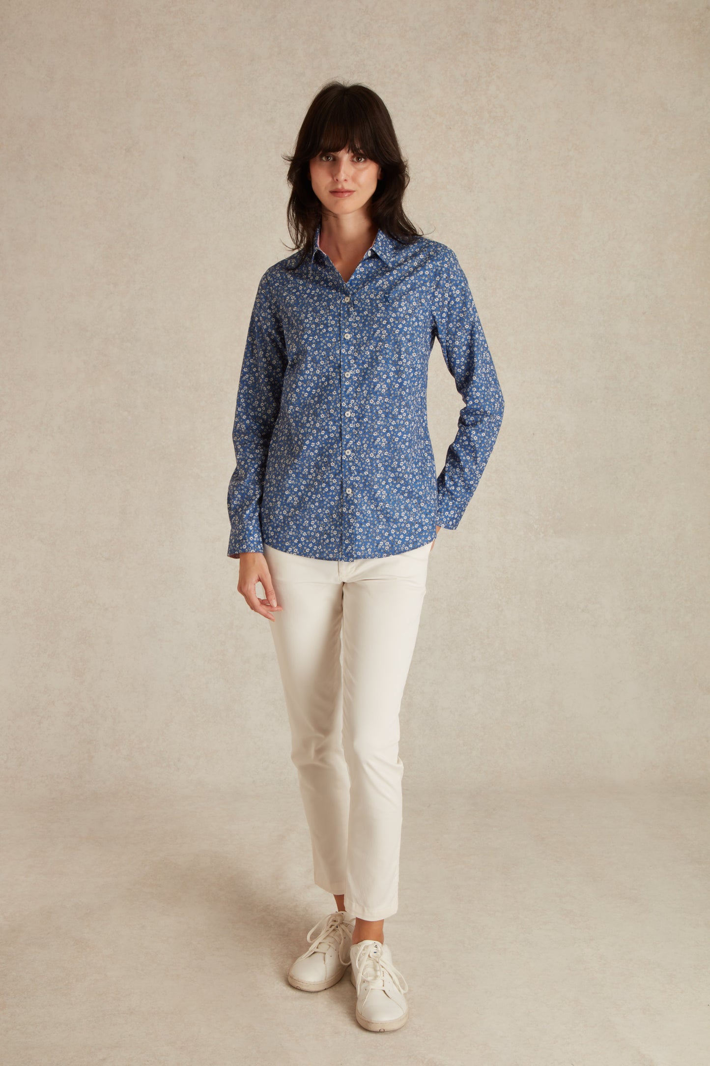 Chemise Slim Motif Printemps