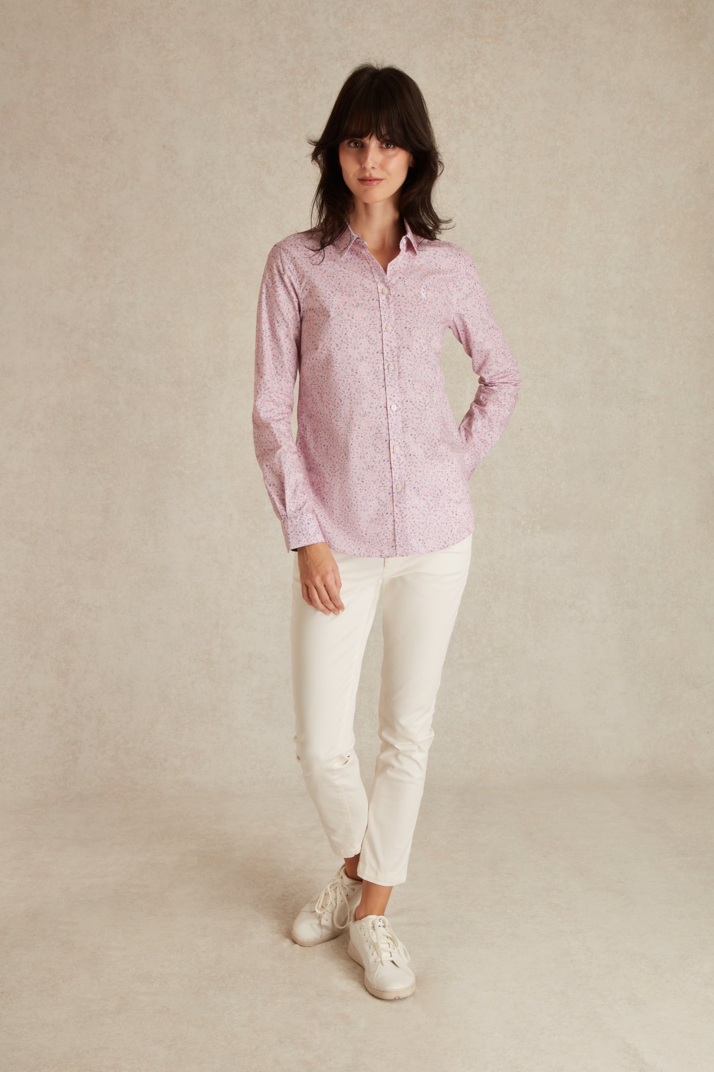 Chemise Slim Motif Printemps