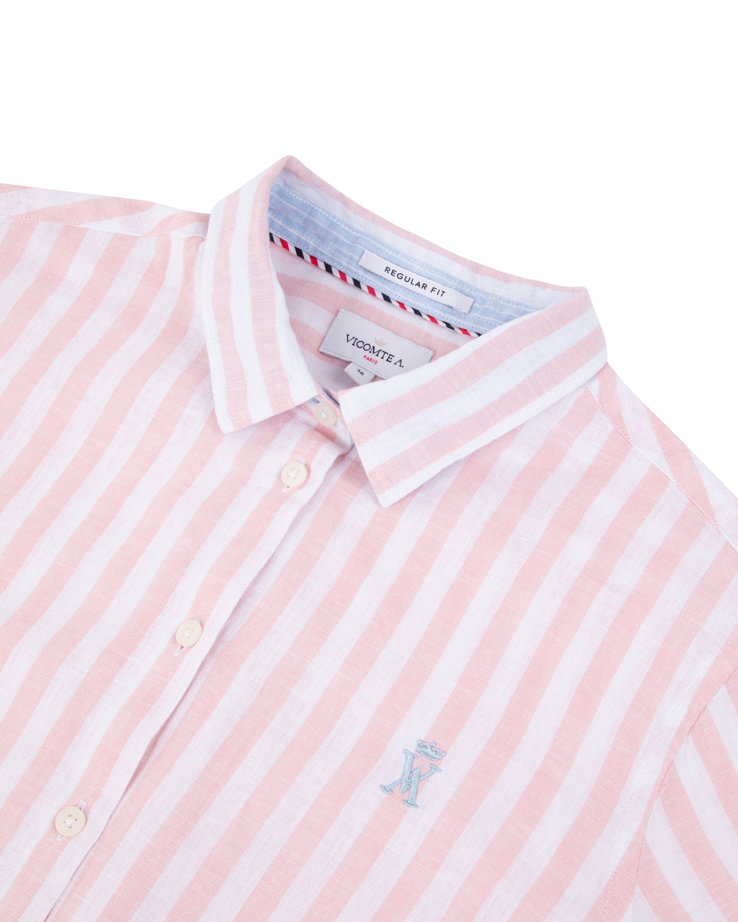 Chemise Regular à Large Rayures