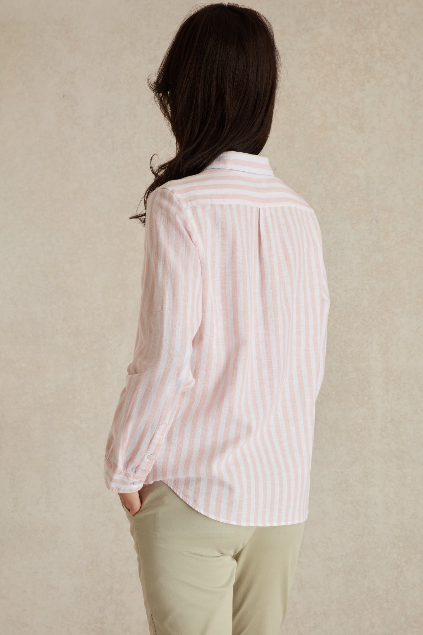 Chemise Regular à Large Rayures