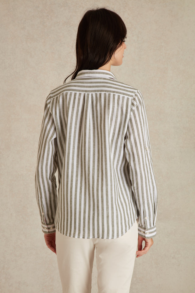 Chemise Regular à Large Rayures - Image principale