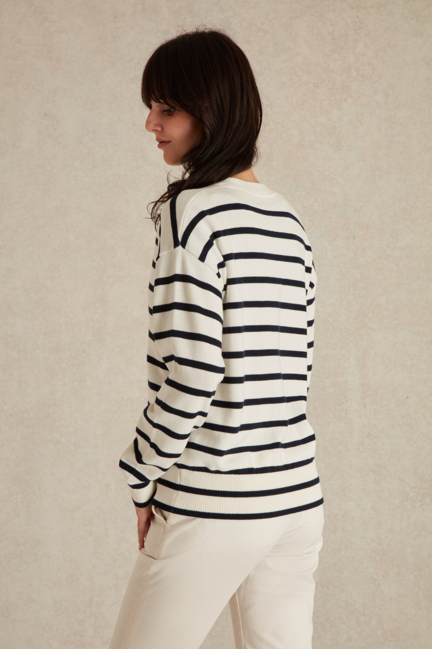 Cardigan à Rayures