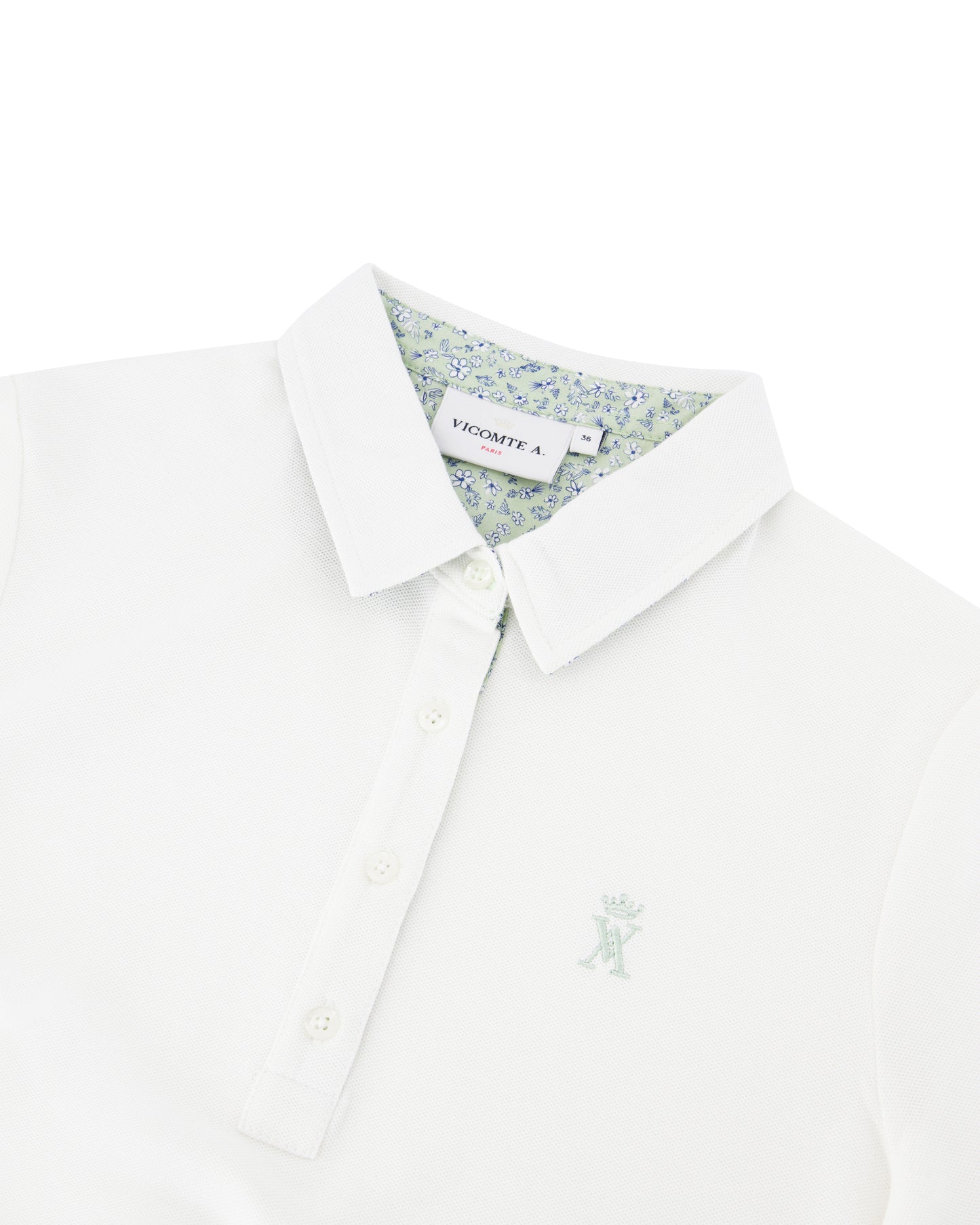 Polo à Détails Imprimé