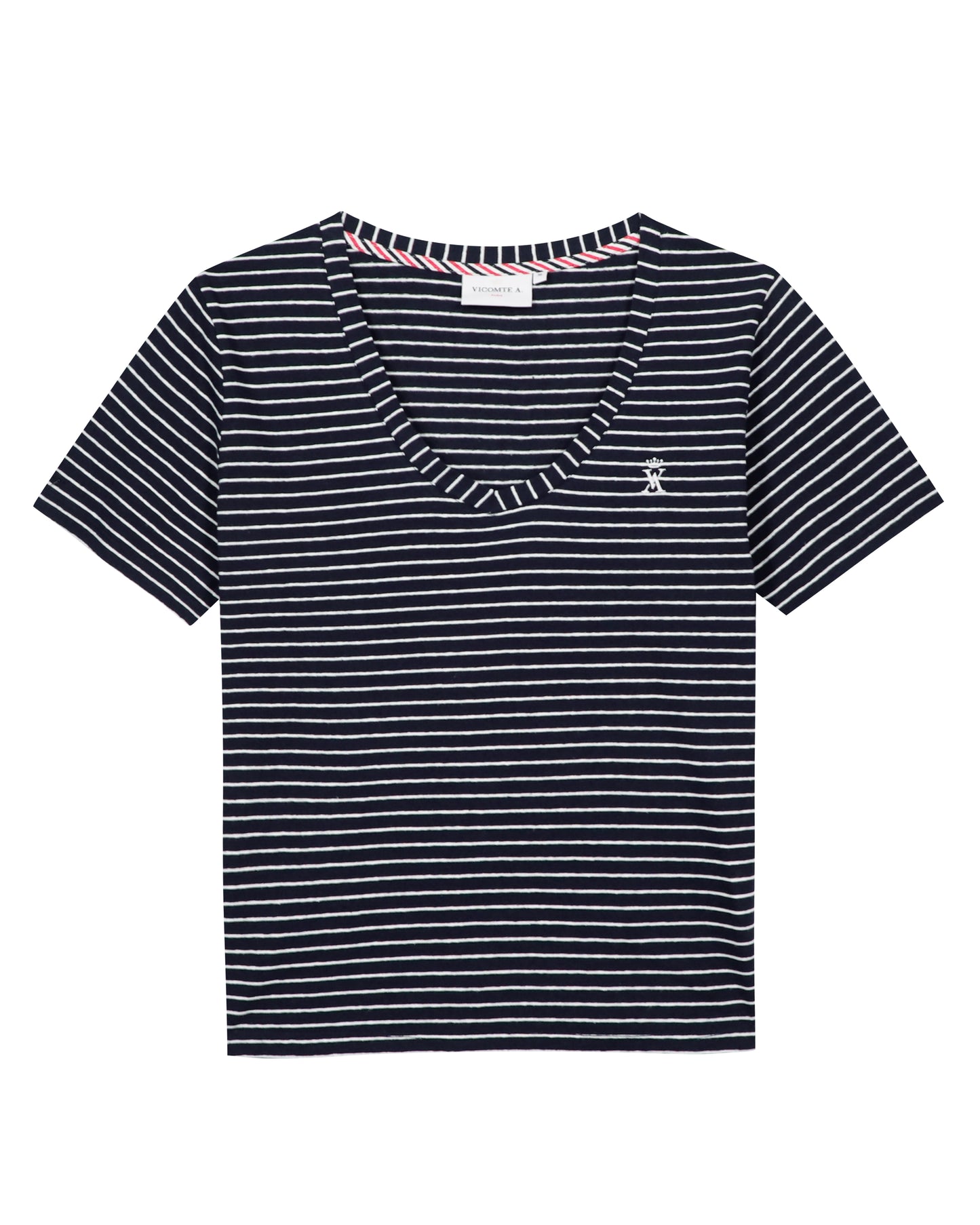 T-shirt Col V