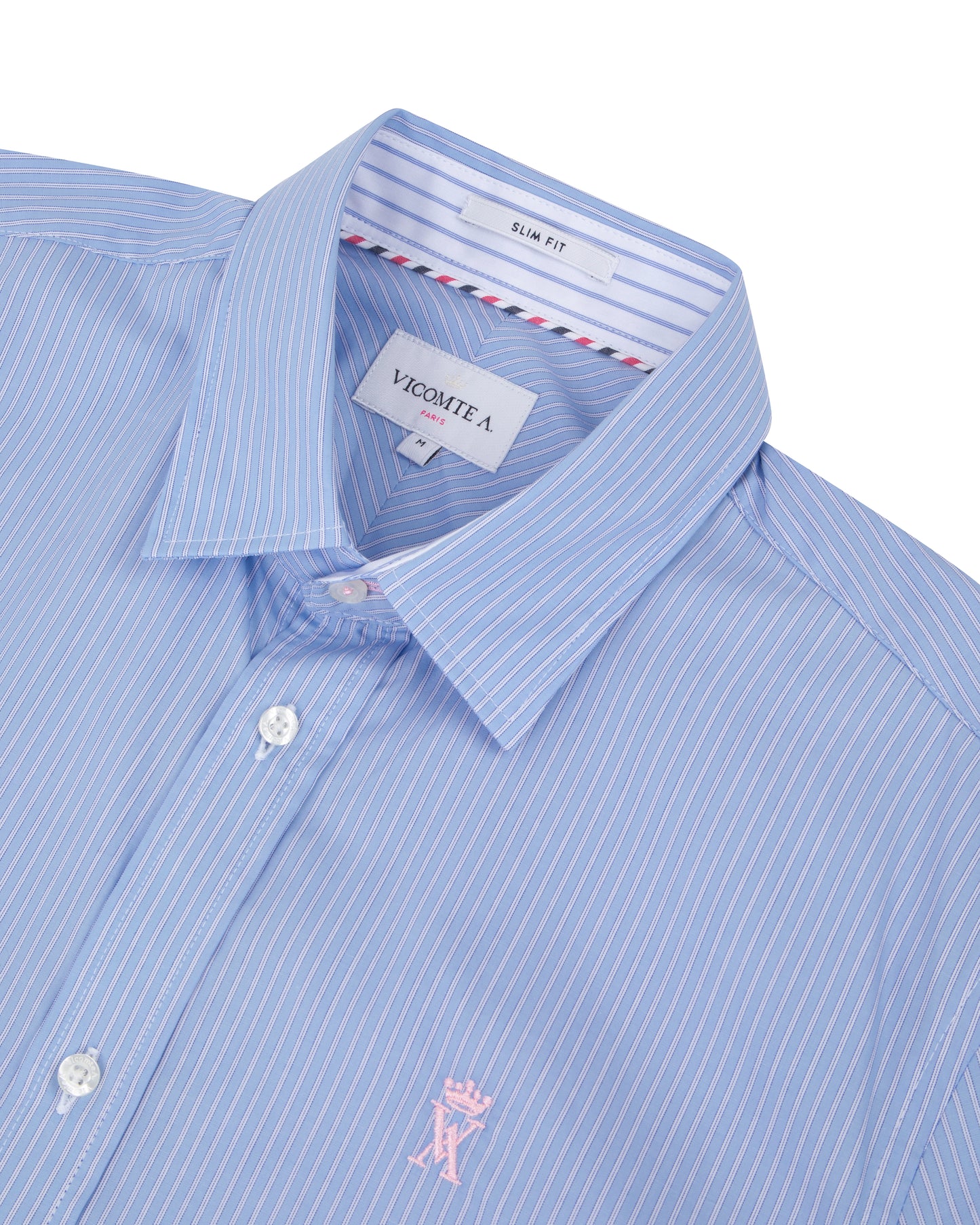 Chemise Formelle Slim à Rayures