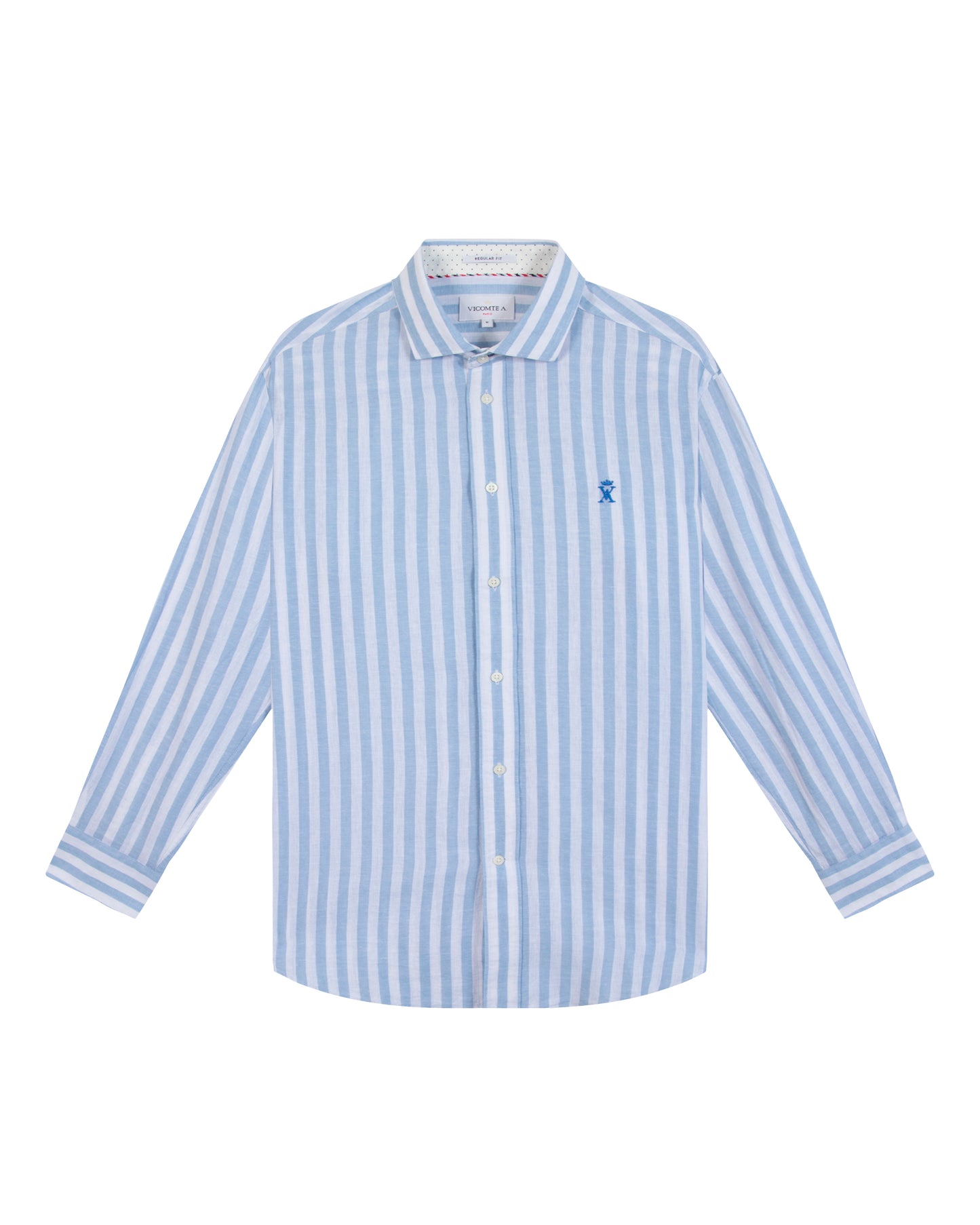 Chemise Regular à Rayures Larges