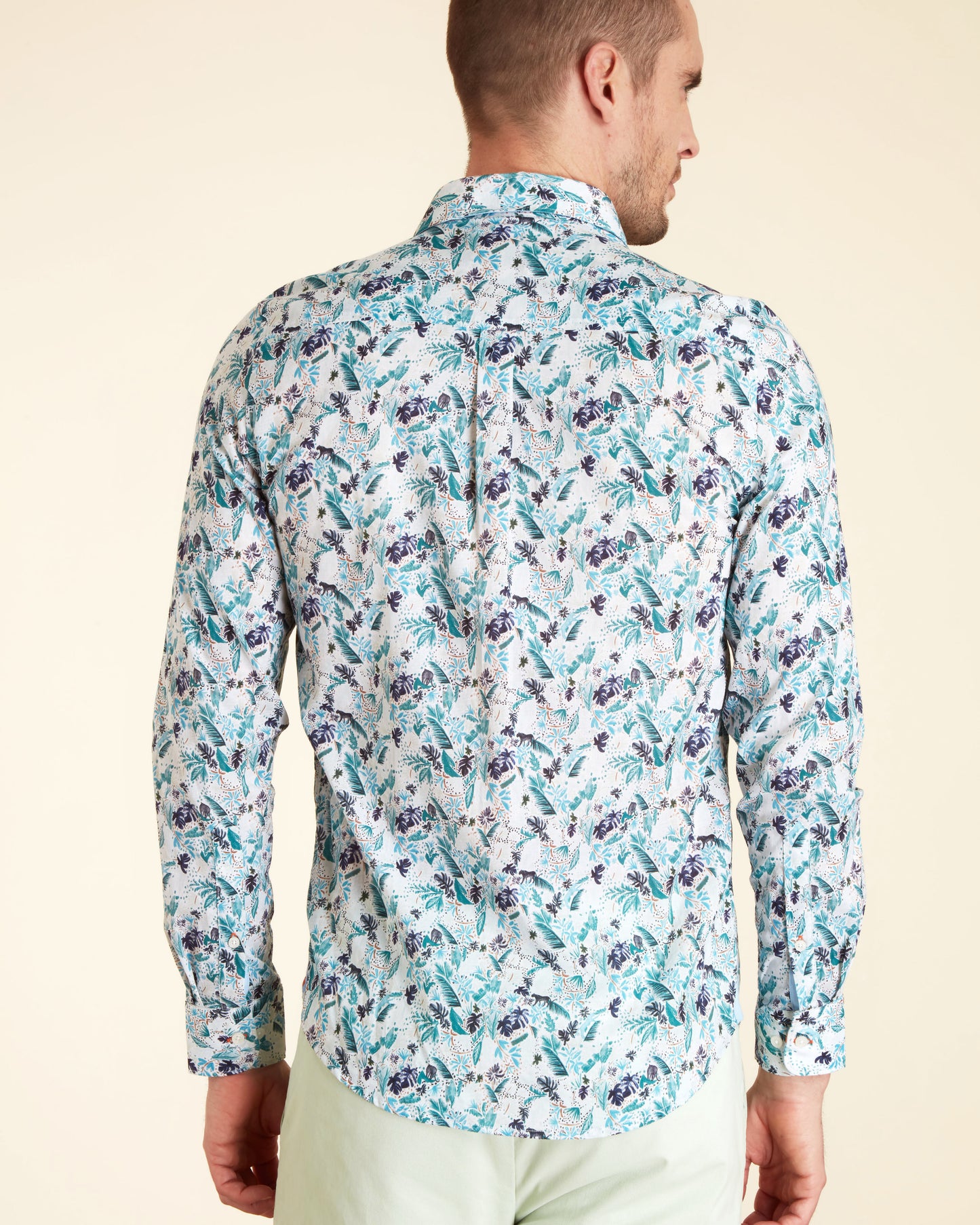 Chemise Regular Imprimé Tropical