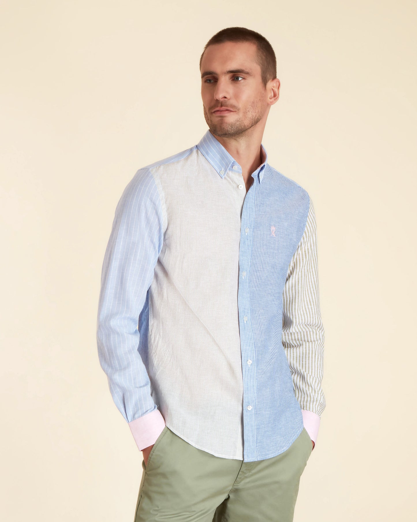 Chemise Regular Multipatch