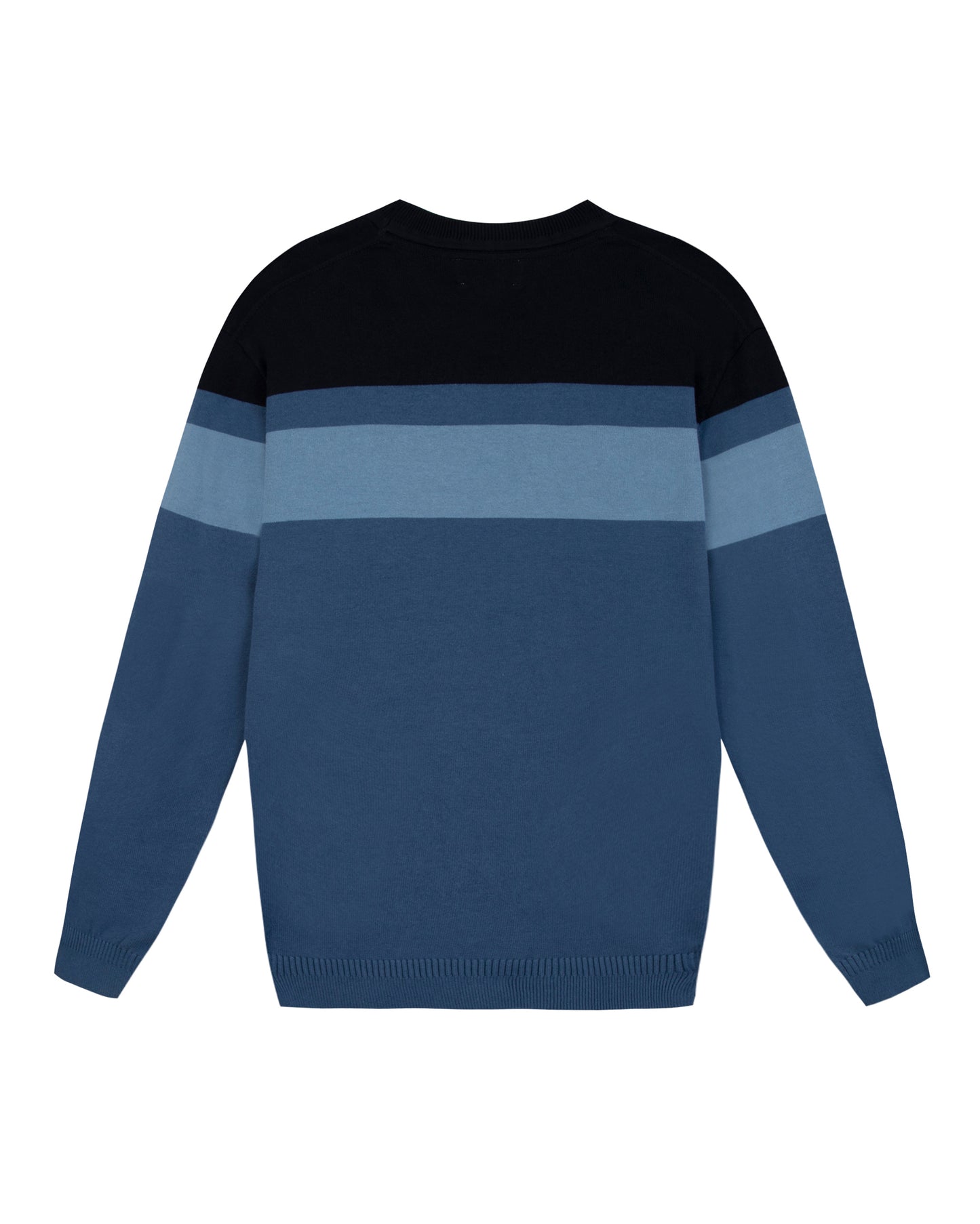 Pull Col Rond Colorblock