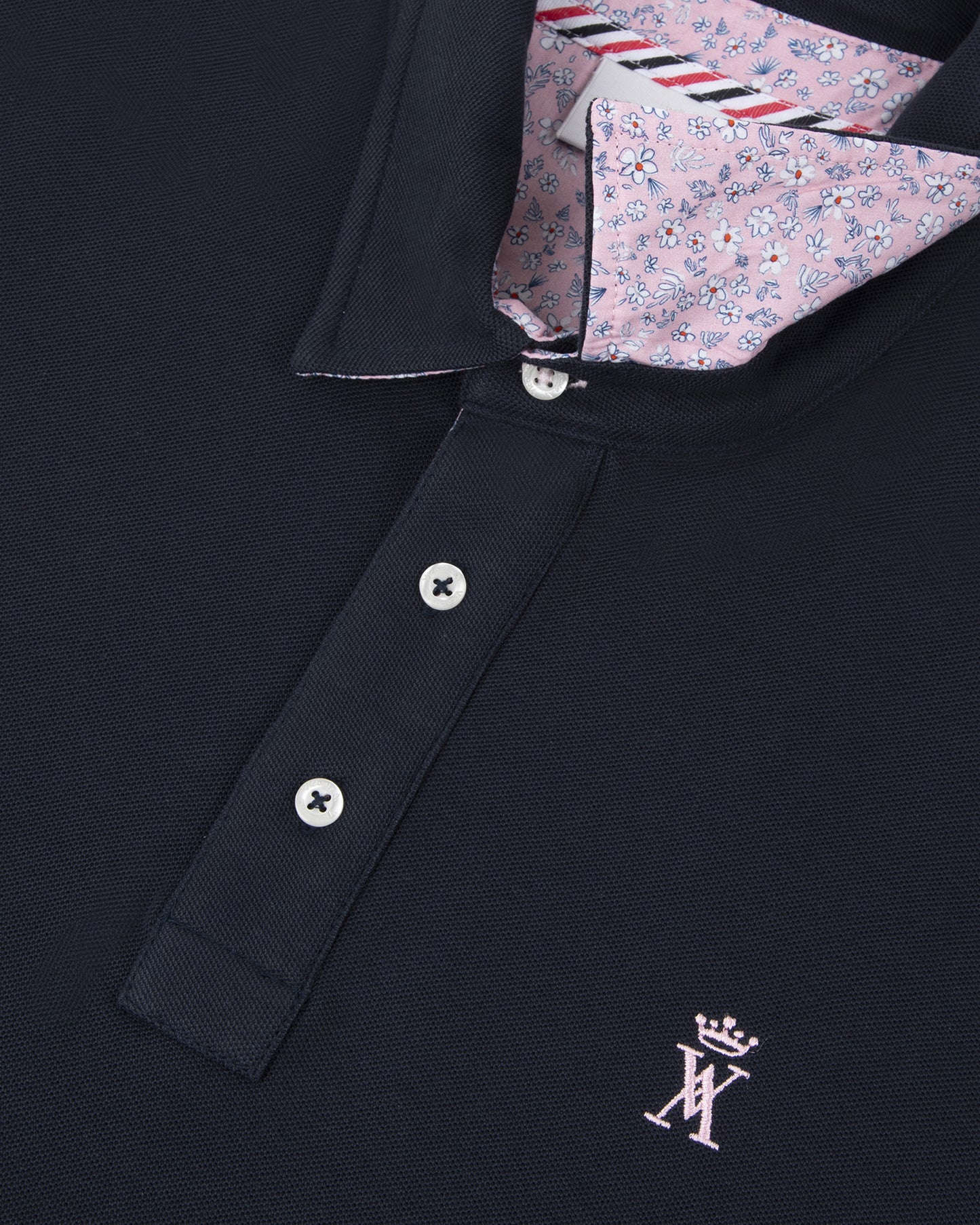 Polo à Détails Imprimé