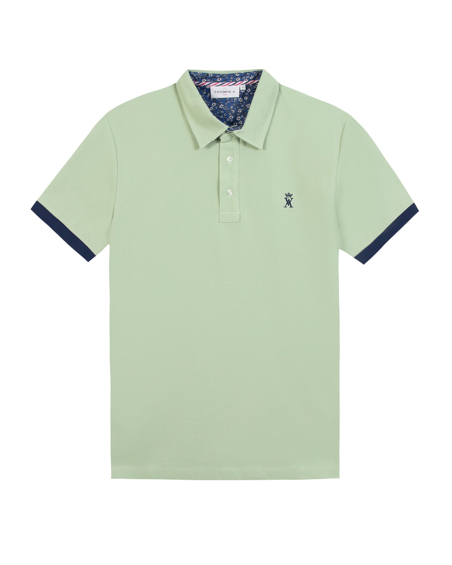 Polo à Détails Imprimé