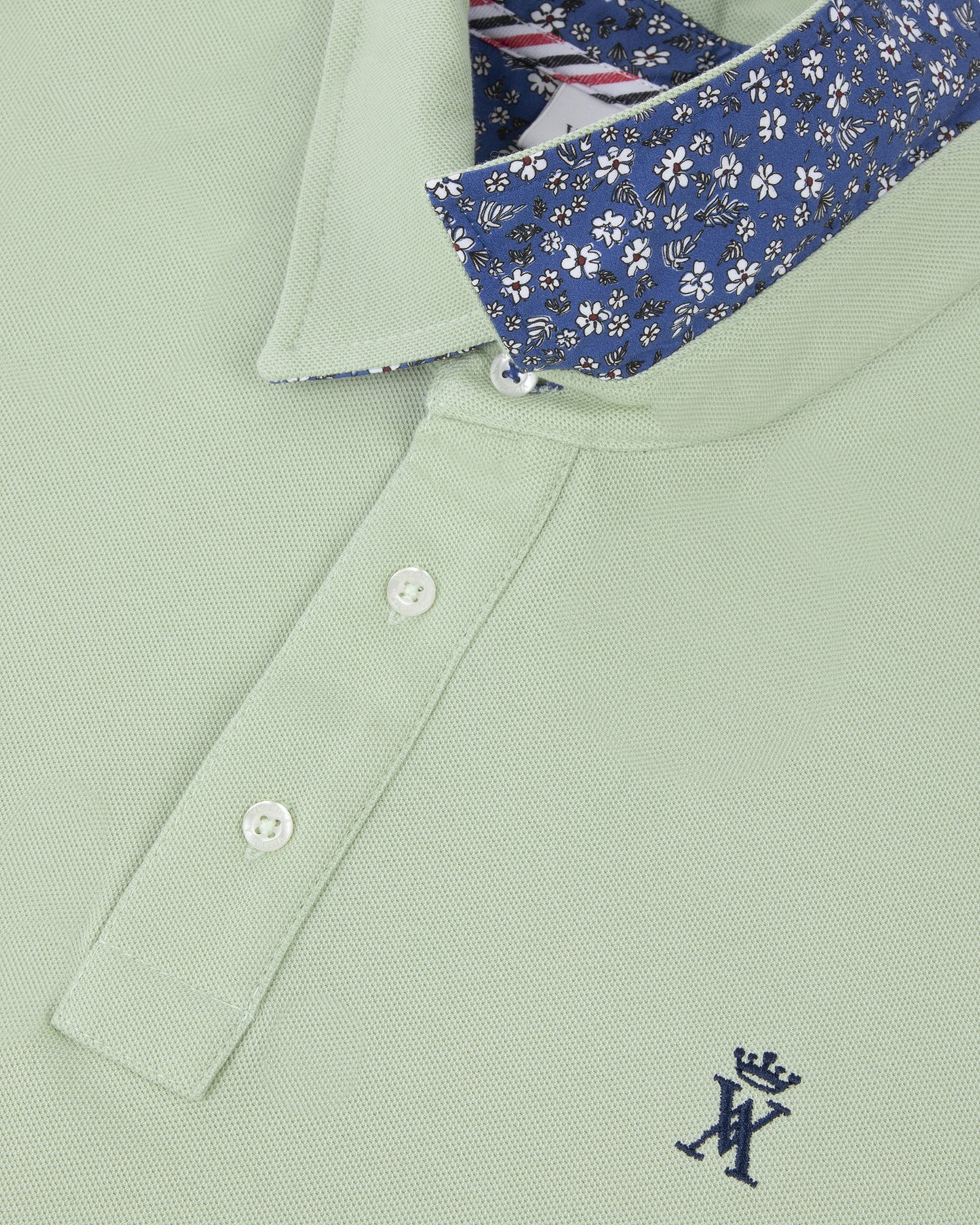 Polo à Détails Imprimé