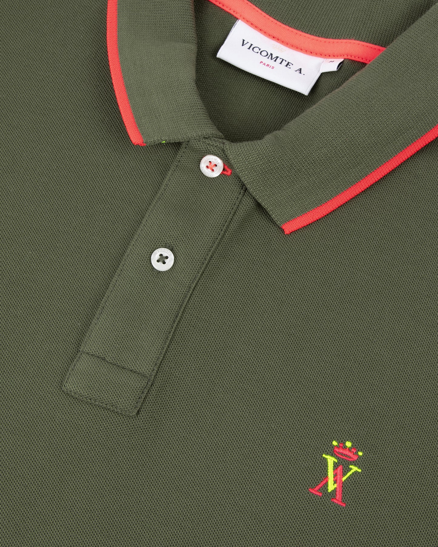 Polo à Détails Fluo