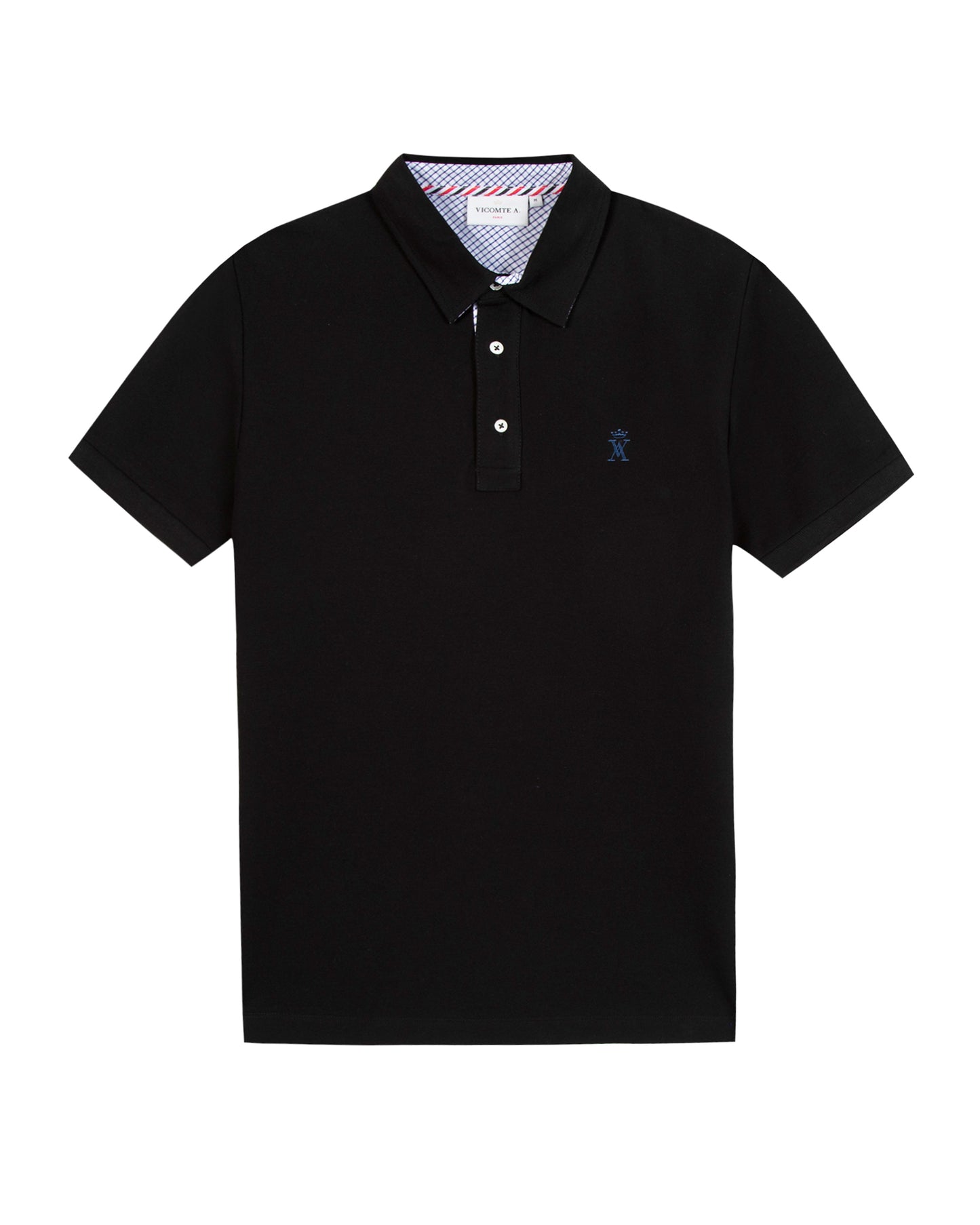Polo à Détails Carreaux
