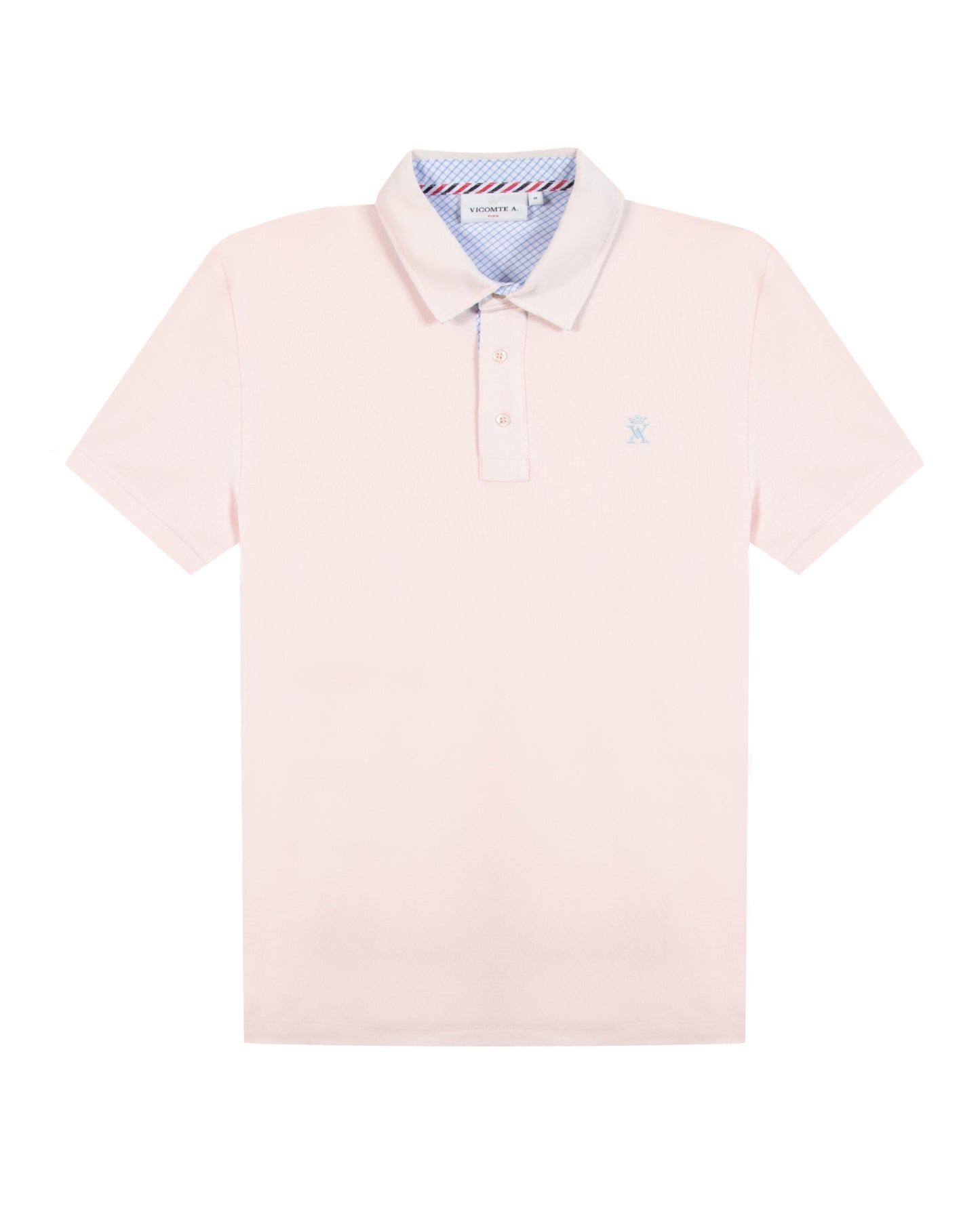 Polo à Détails Carreaux