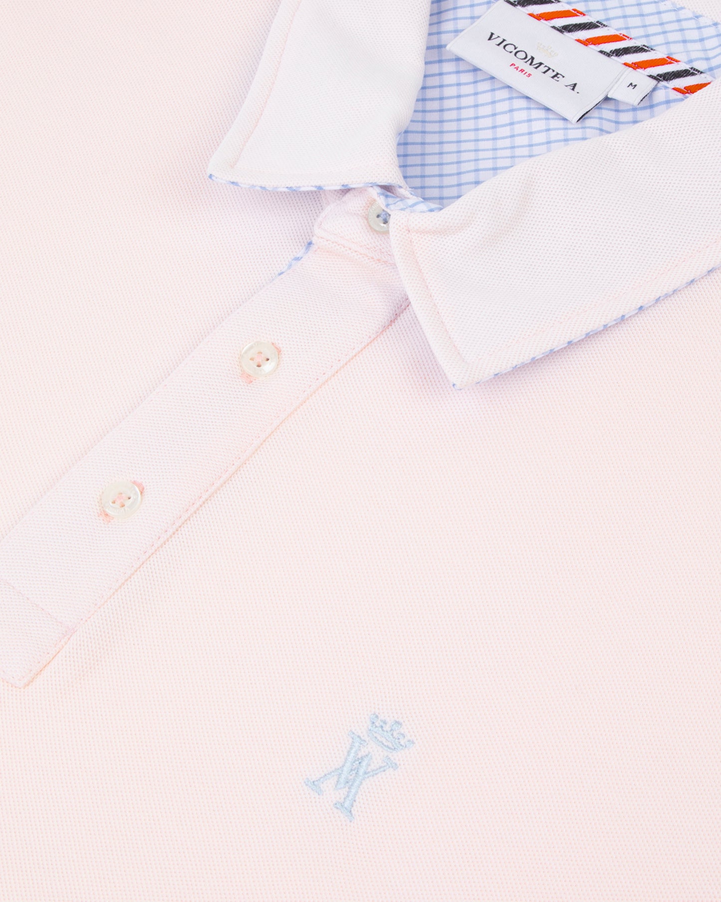 Polo à Détails Carreaux