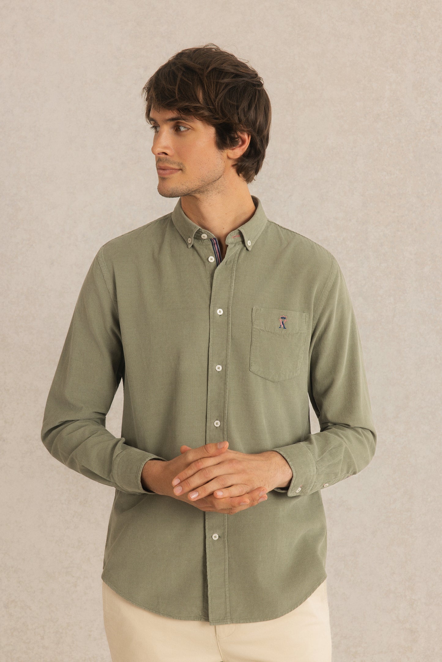 Chemise en Velours Côtelé