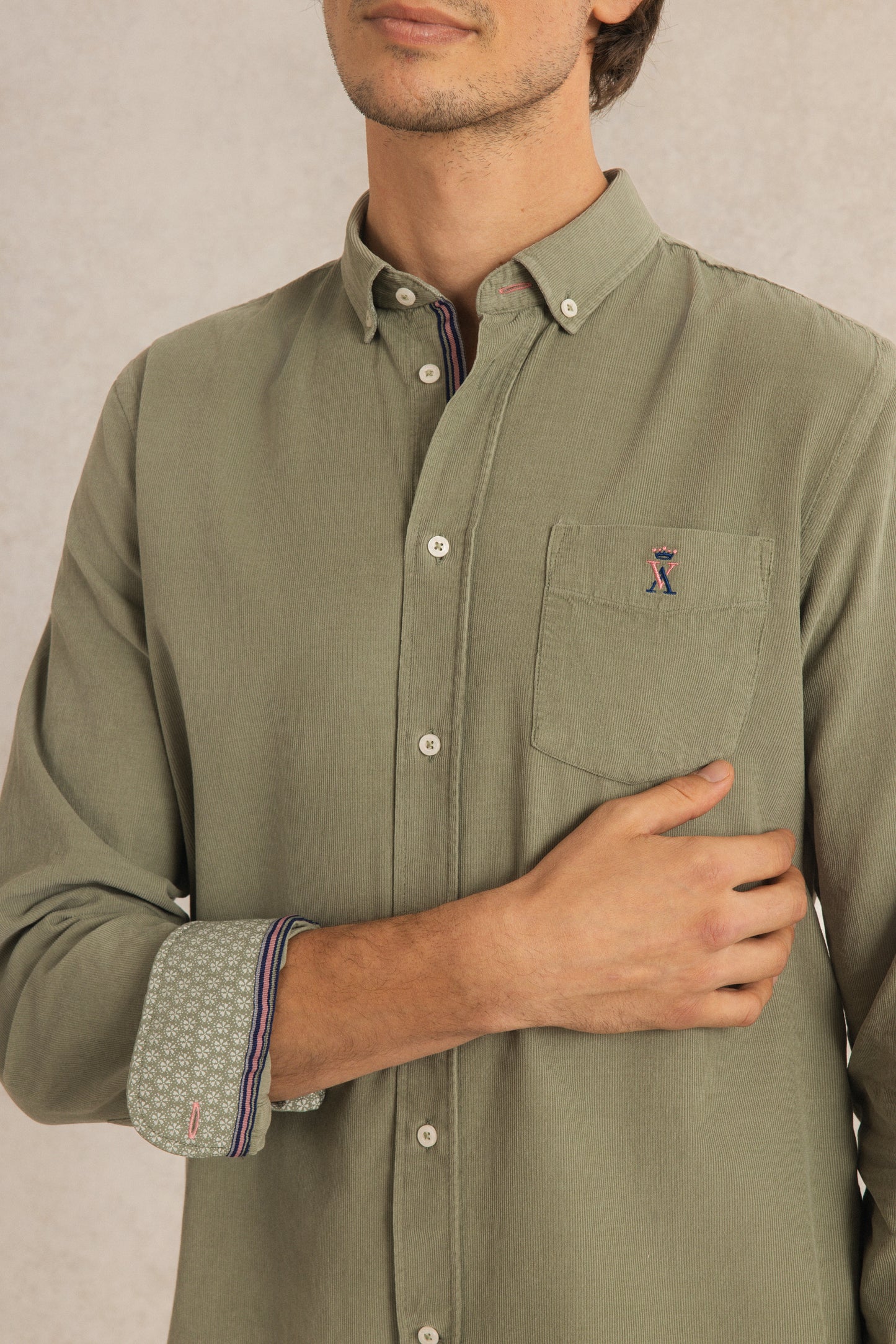 Chemise en Velours Côtelé
