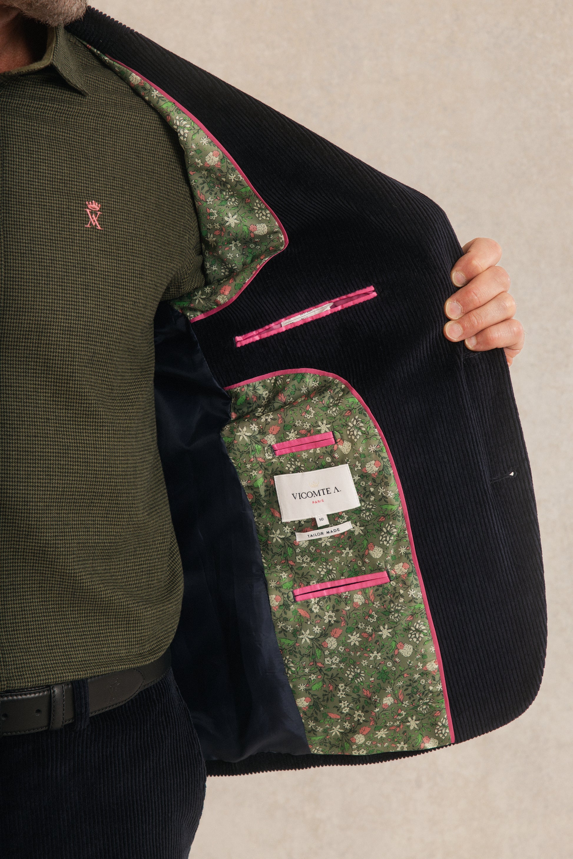 Blazer en laine et velours (40/42) – La Swape Blazer en laine et velours (40/42) – La Swape