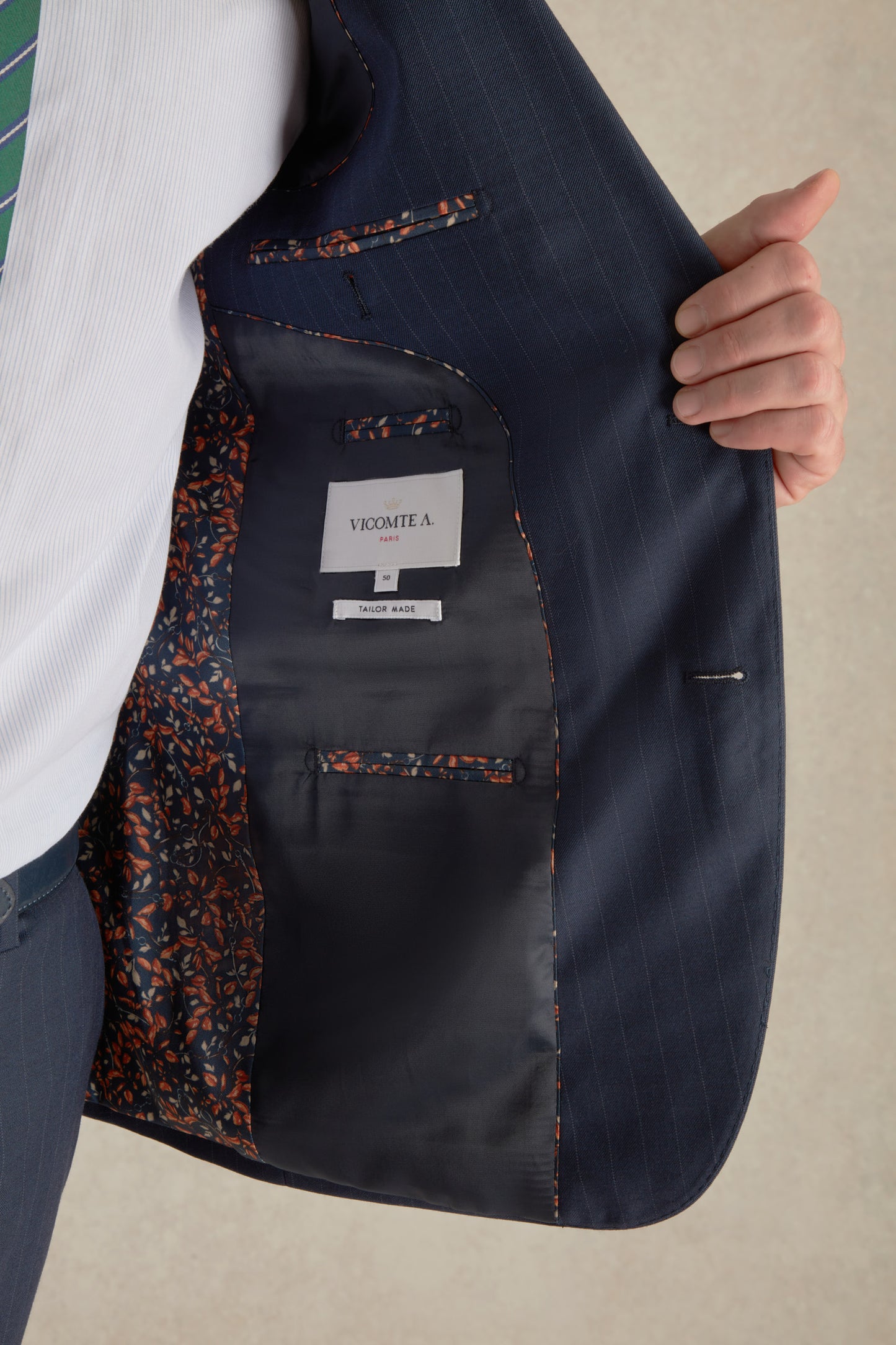 Veste de Costume à Rayures