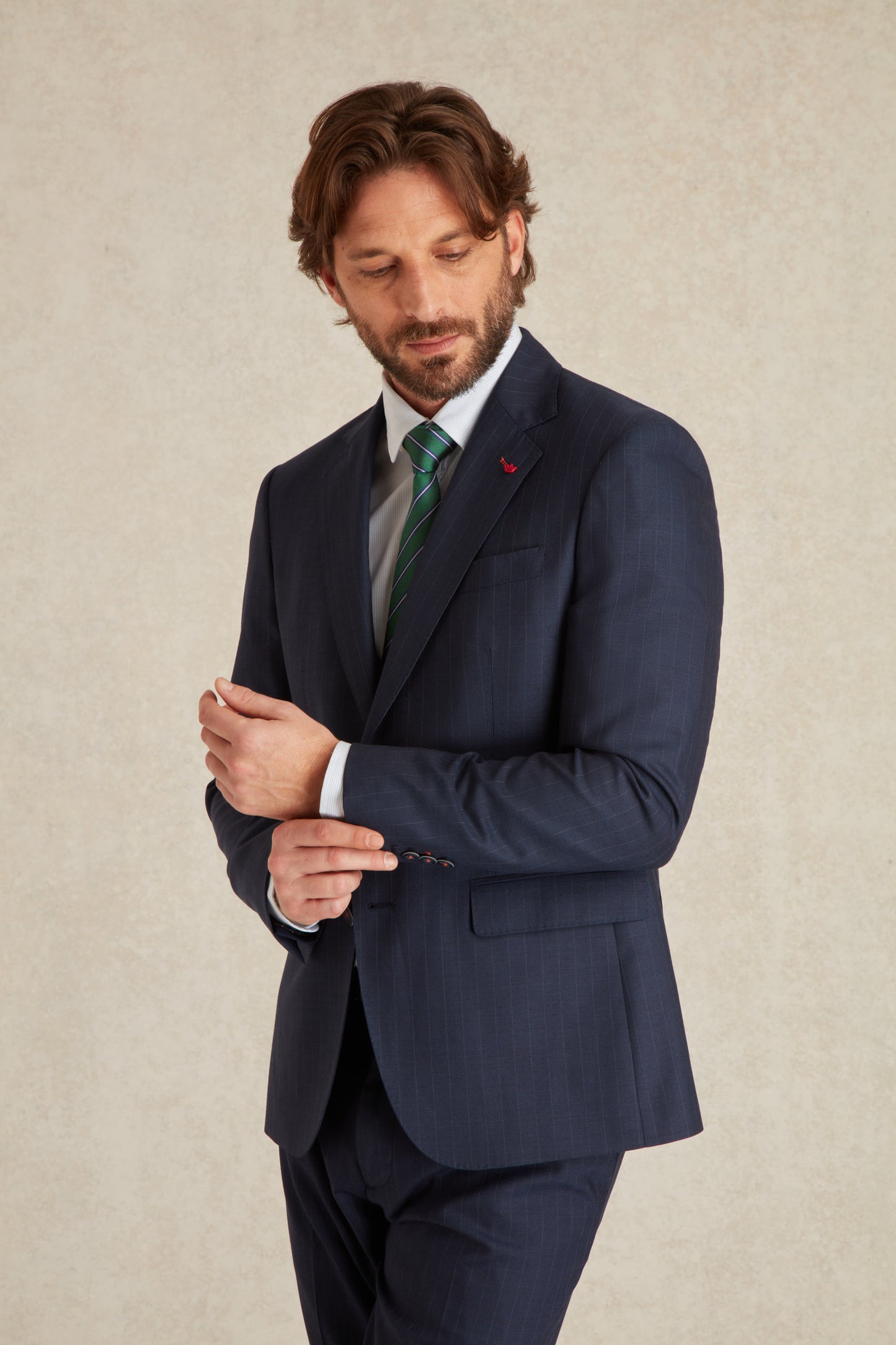 Veste de Costume à Rayures