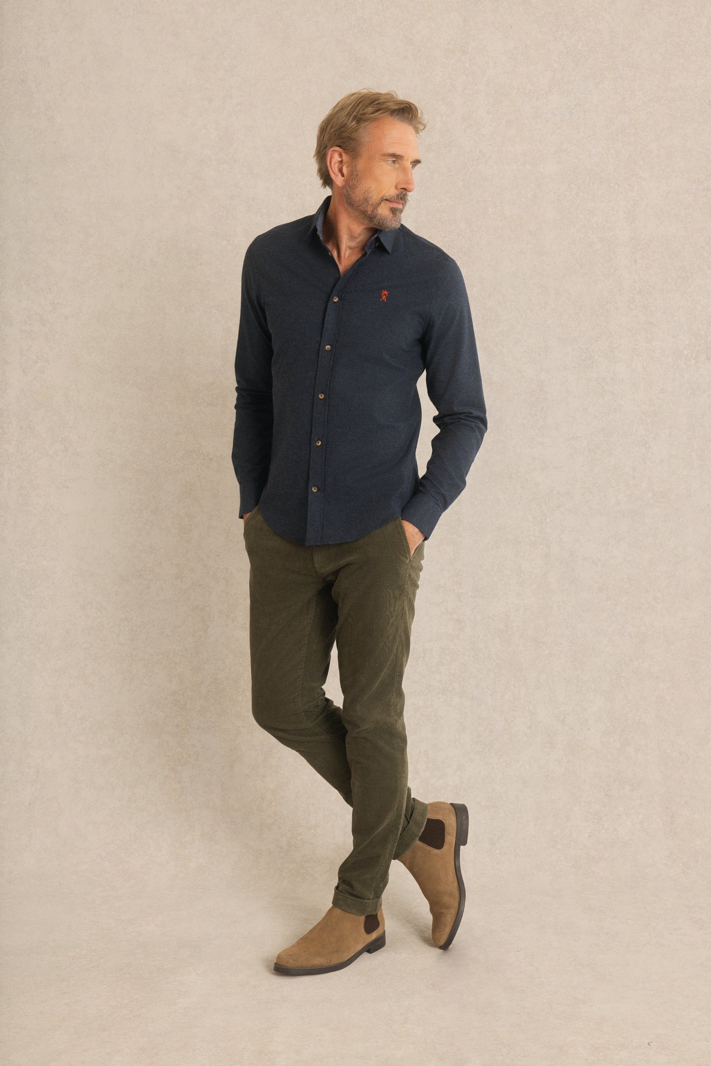 Chemise Slim en flanelle
