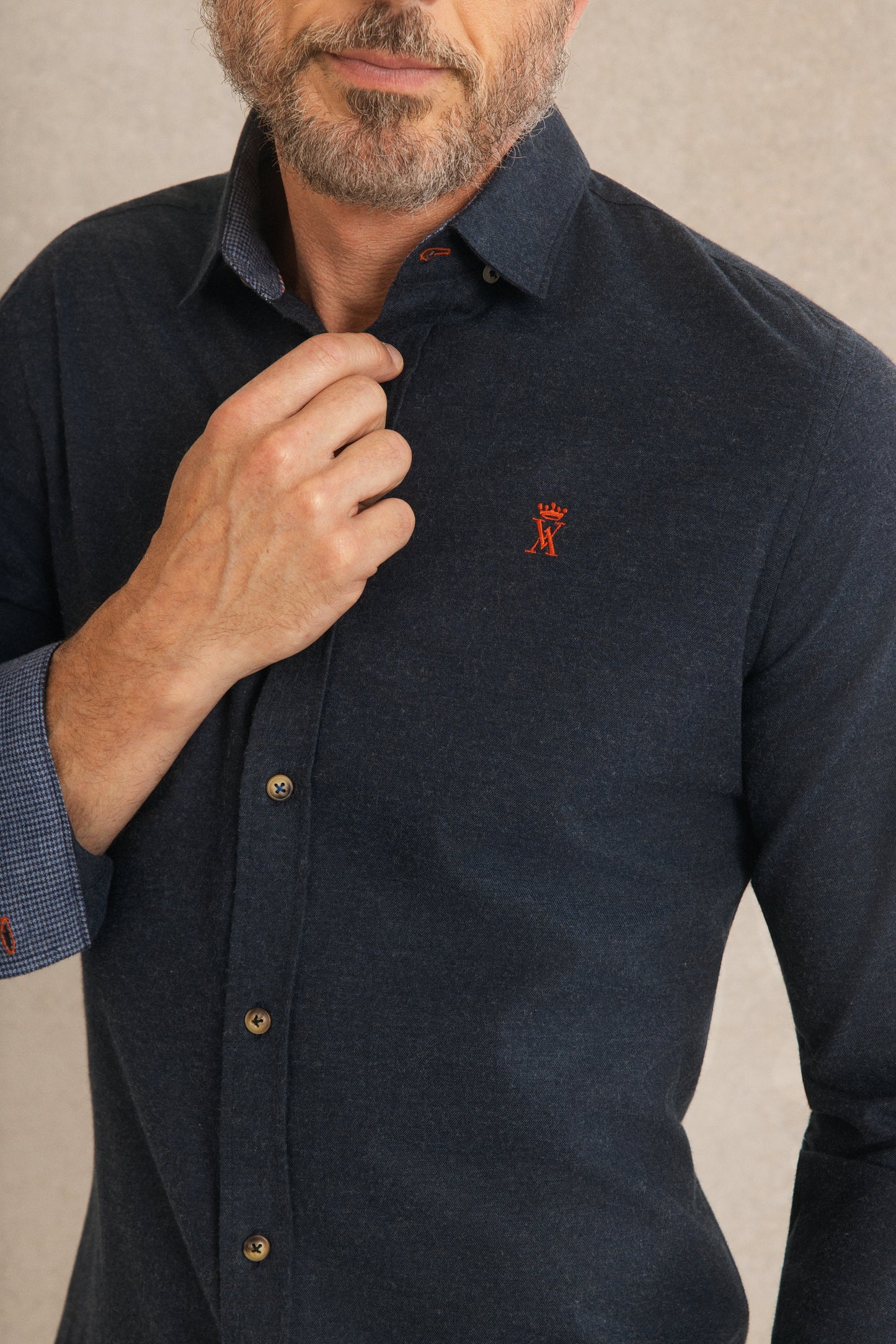 Chemise Slim en flanelle