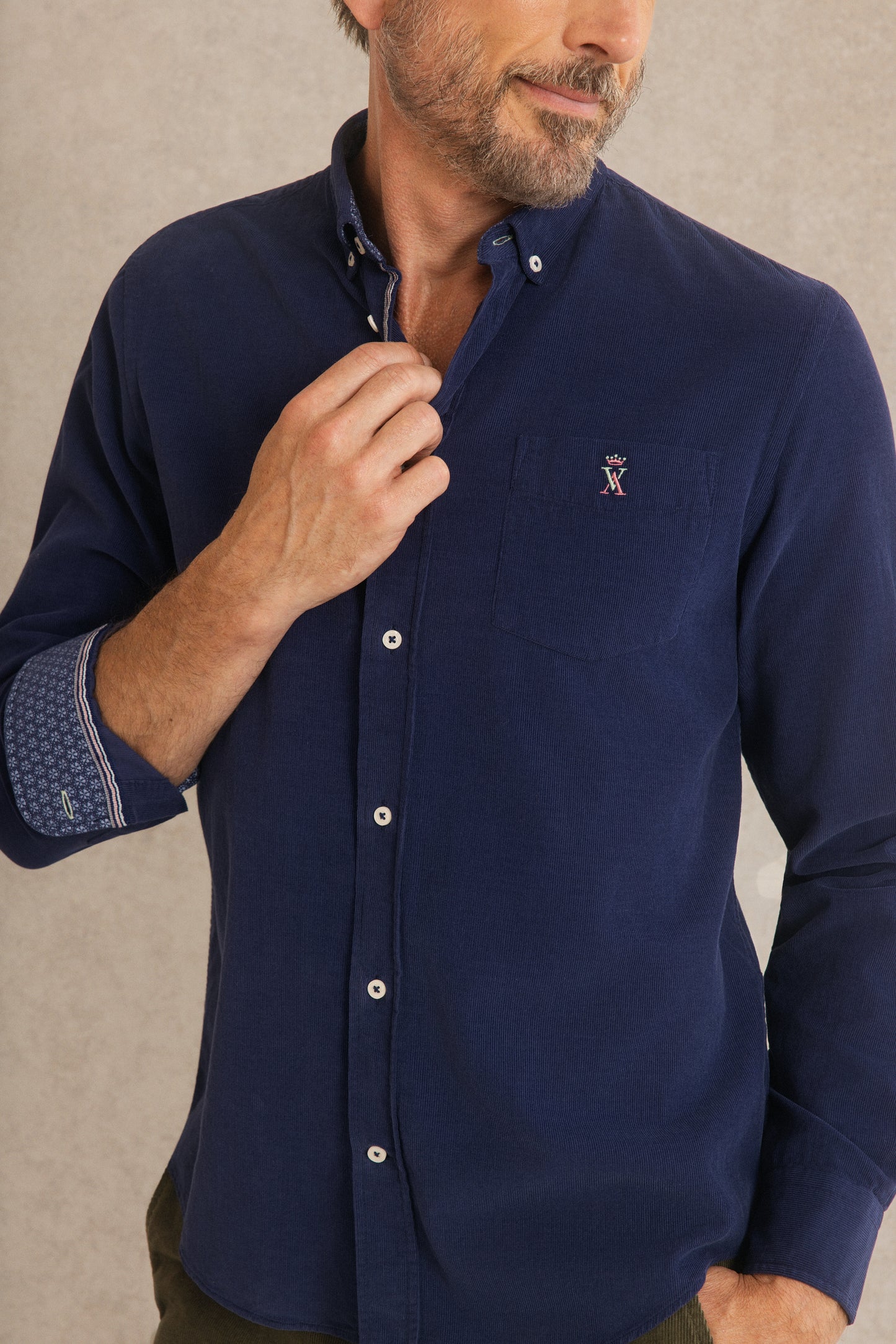 Chemise en Velours Côtelé