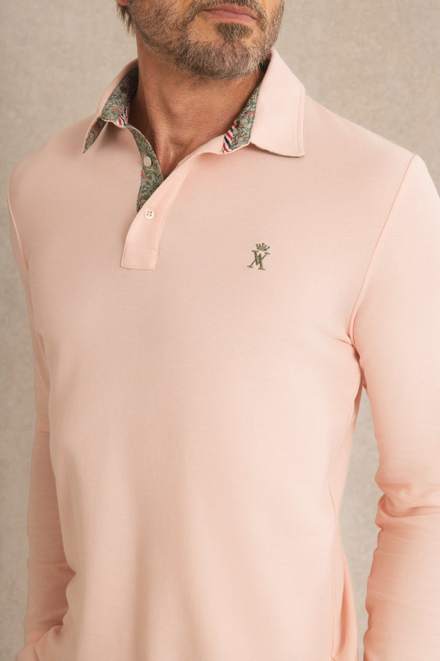 Polo Manches Longues à détails imprimé - Image principale