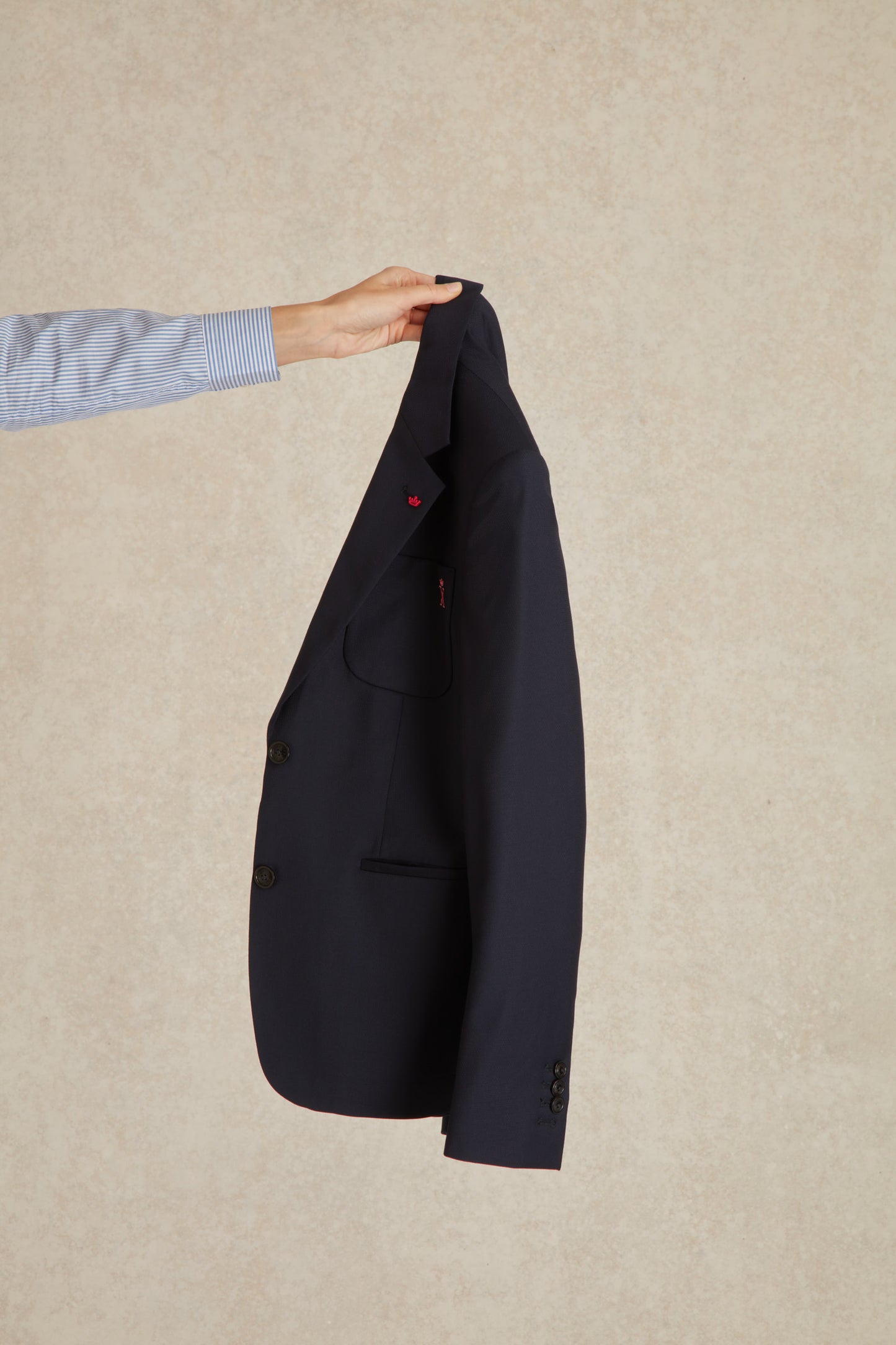 Blazer en laine Hopsack