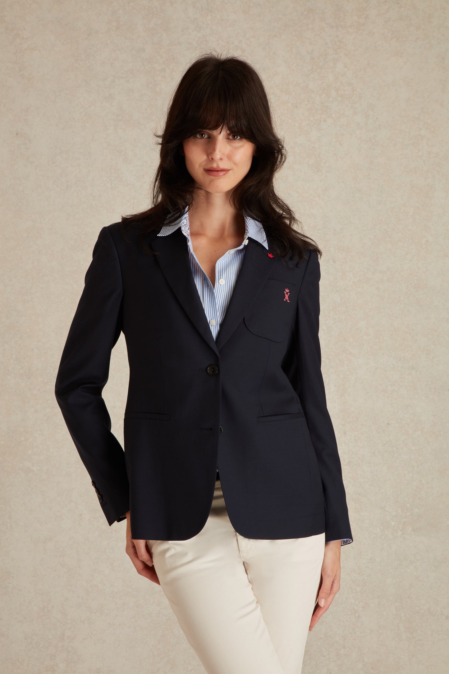 Blazer en laine Hopsack