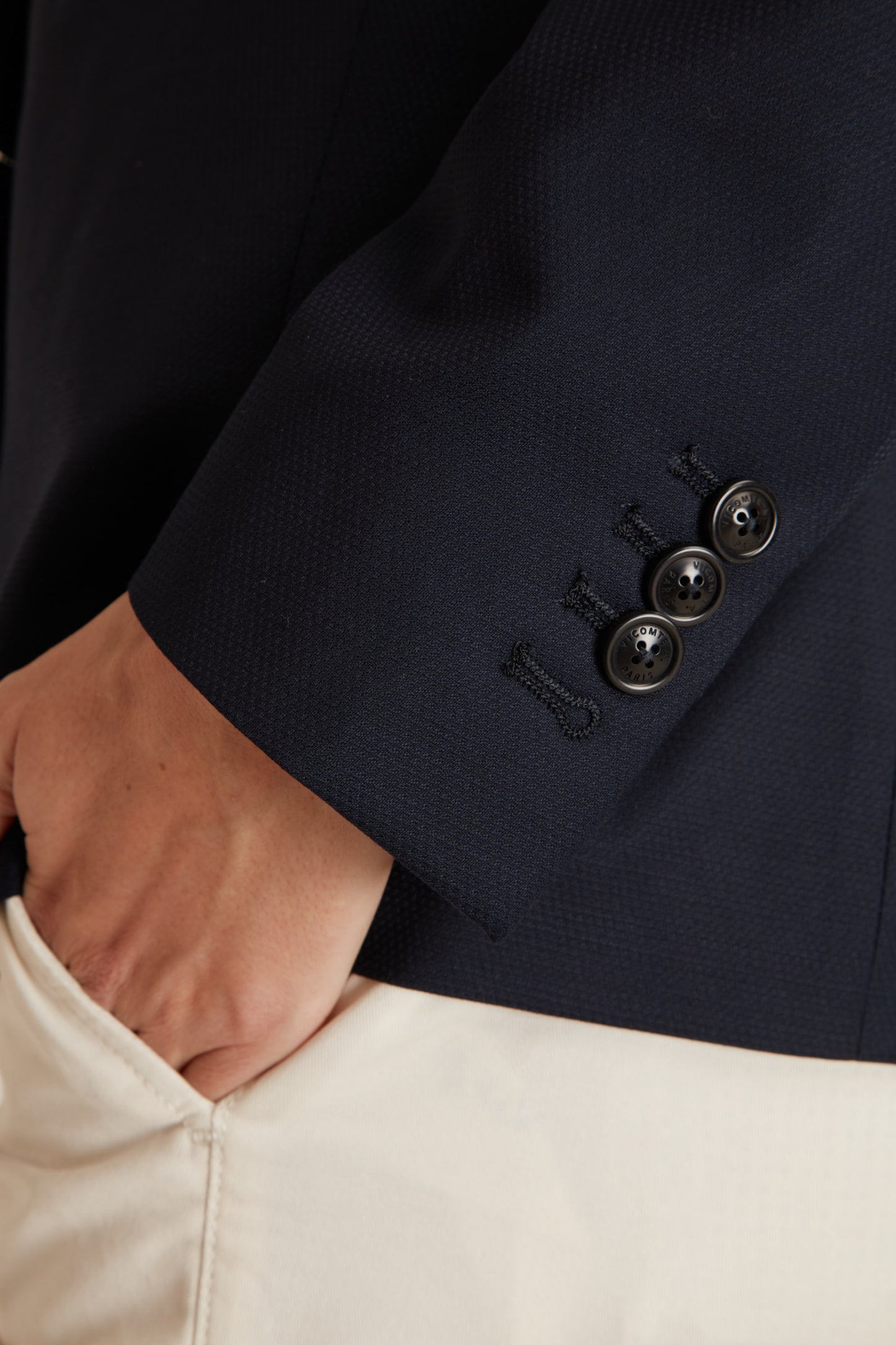 Blazer en laine Hopsack