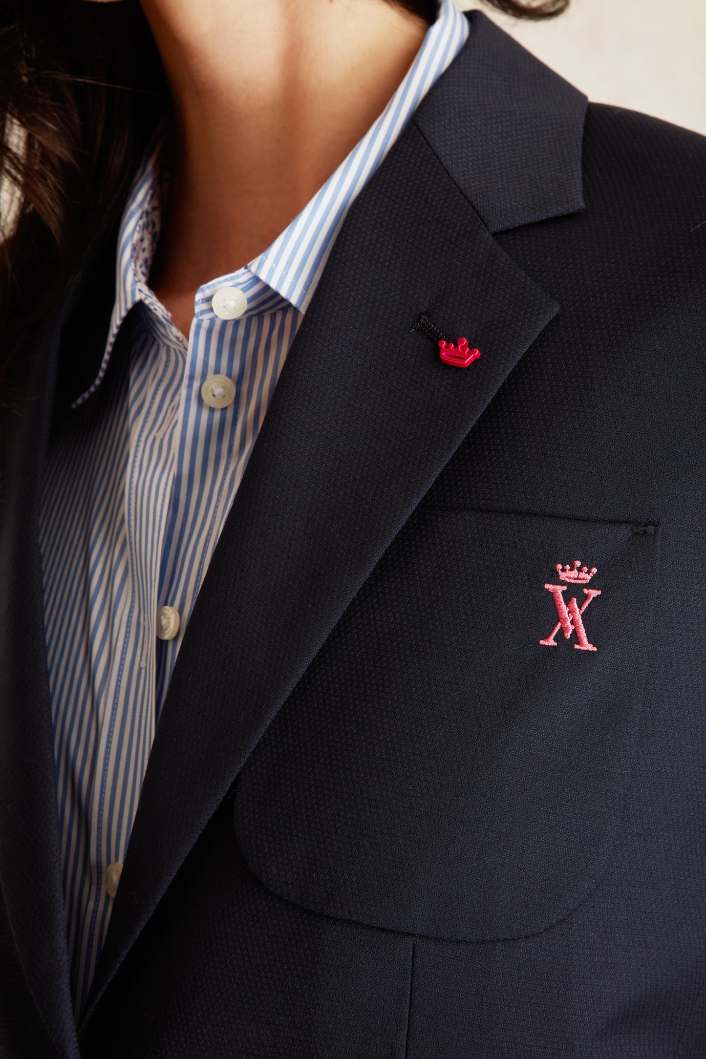 Blazer en laine Hopsack