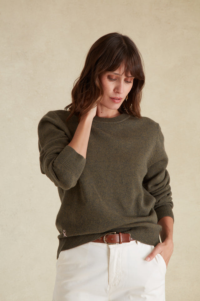 Pull Col rond en Laine Mérinos - Image principale