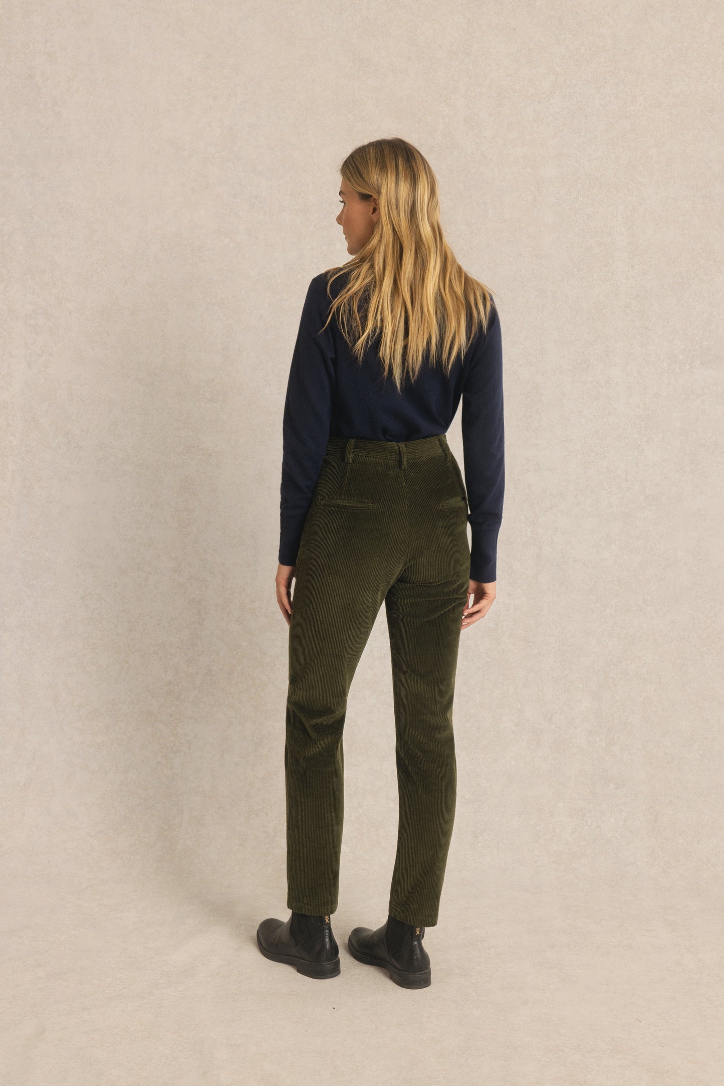 Pantalon en Velours Côtelé