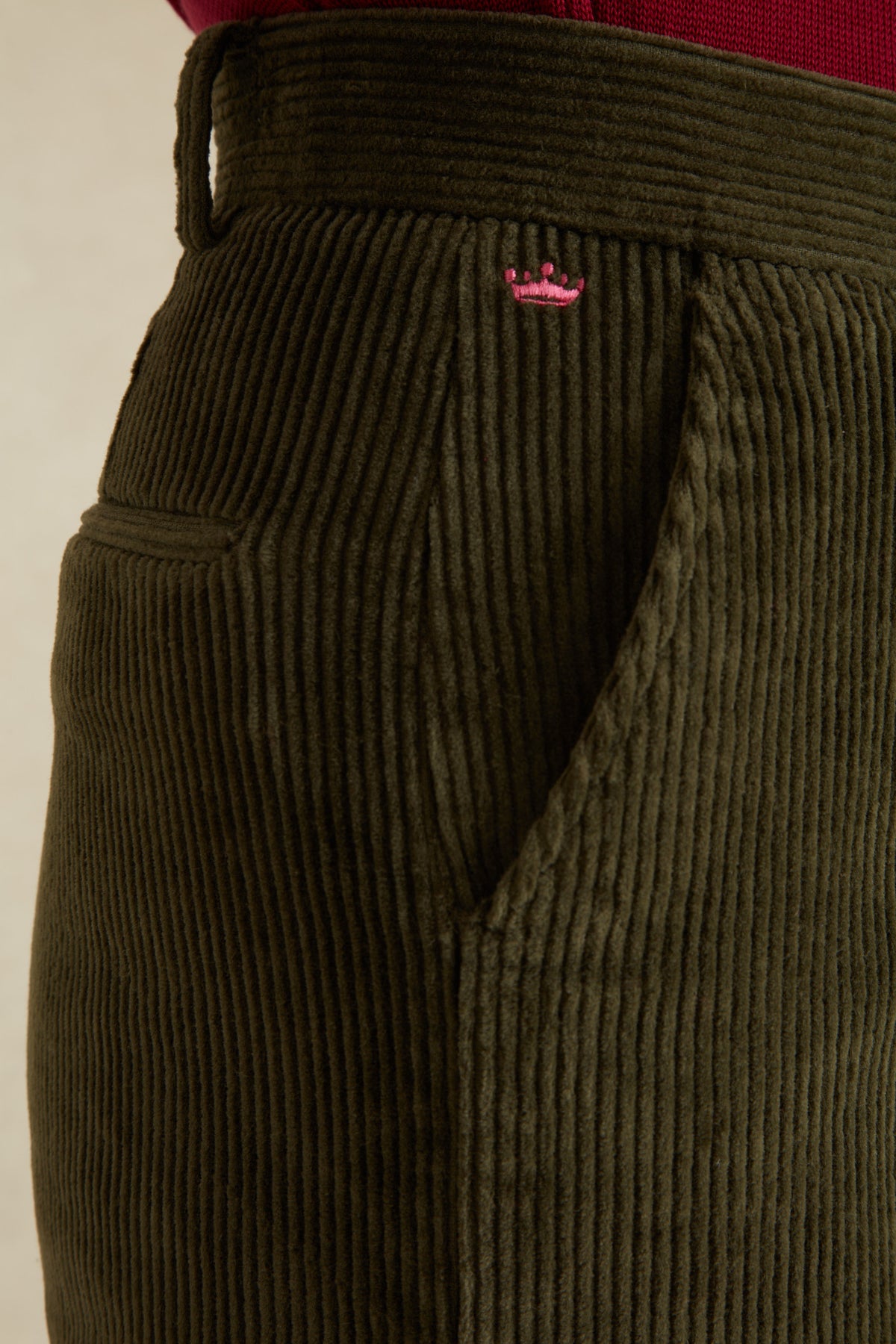 Pantalon en Velours Côtelé