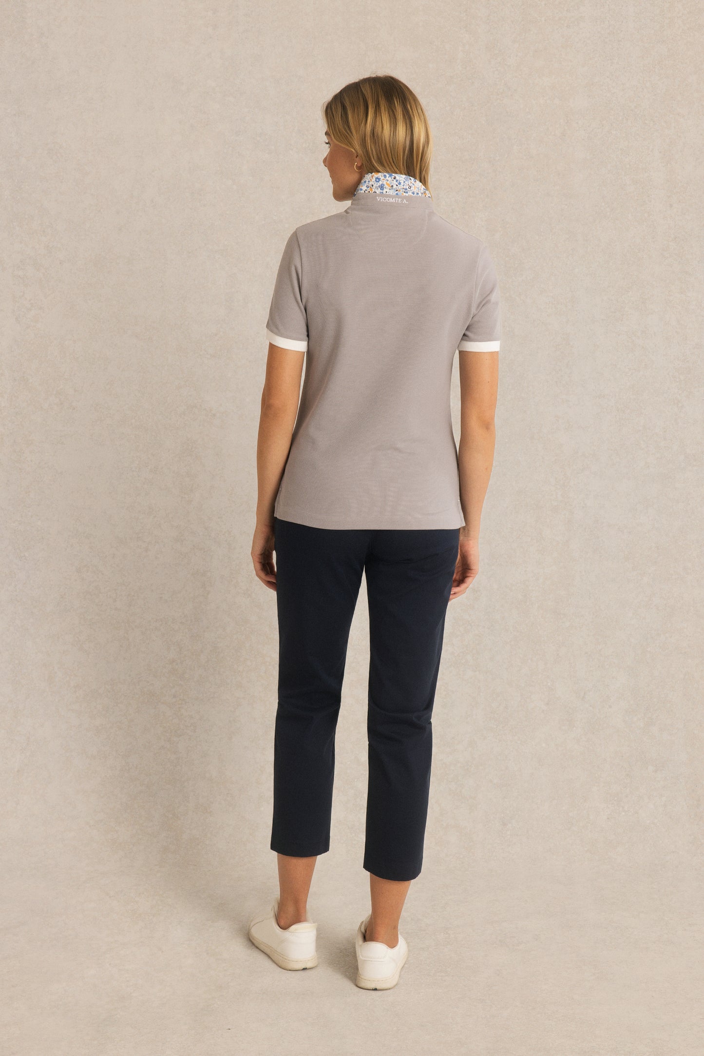 Polo avec détails imprimés