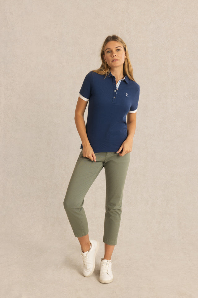Polo avec détails imprimés - Image principale