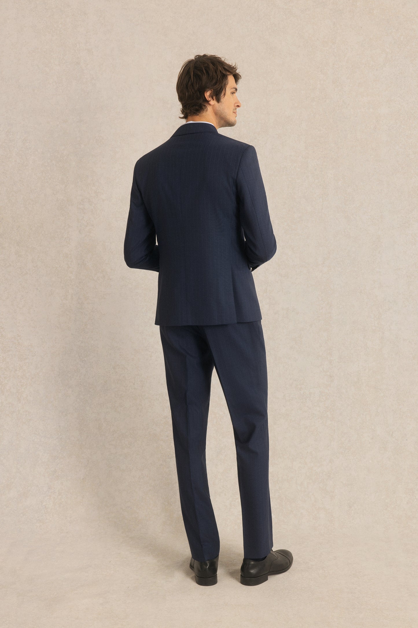 Blazer Ajusté à Rayures