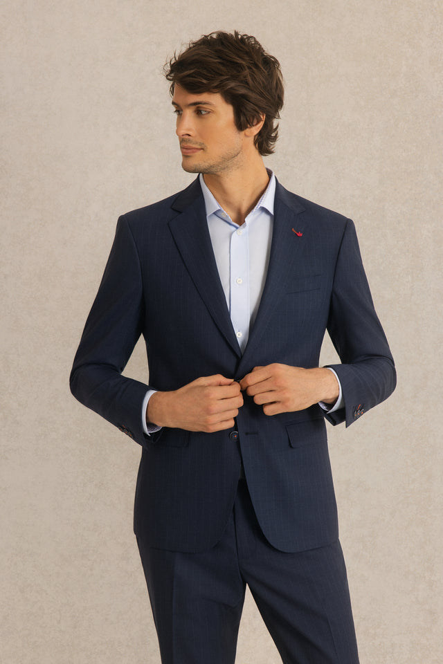 Blazer Ajusté à Rayures - Image principale