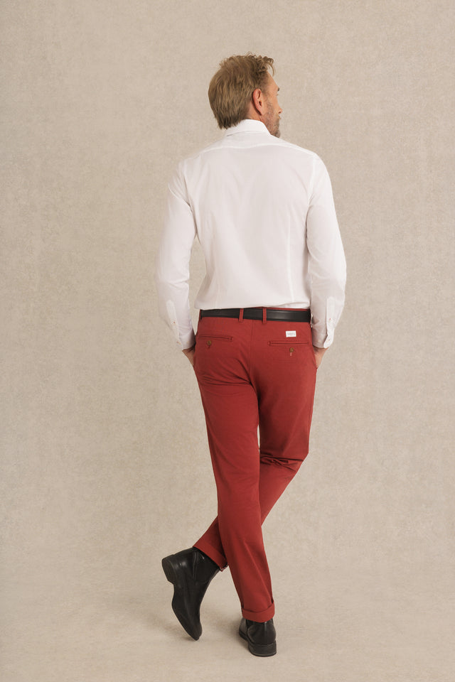 Chemise Slim en Popeline Stretch - Image principale