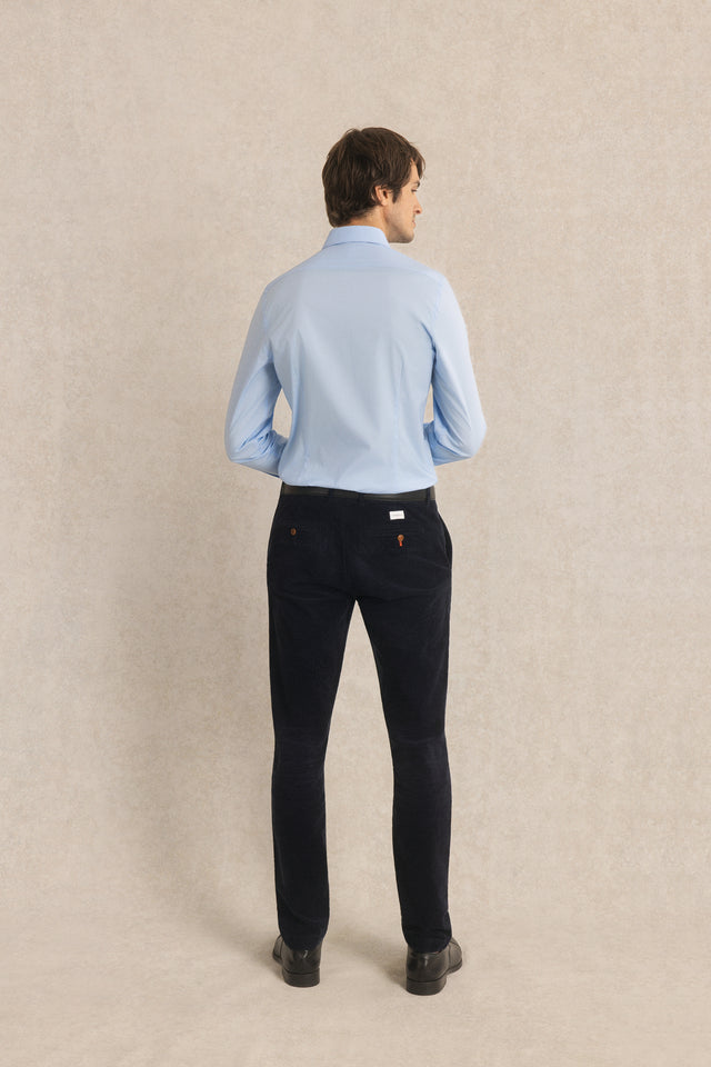 Chemise Slim en Popeline Stretch - Image principale