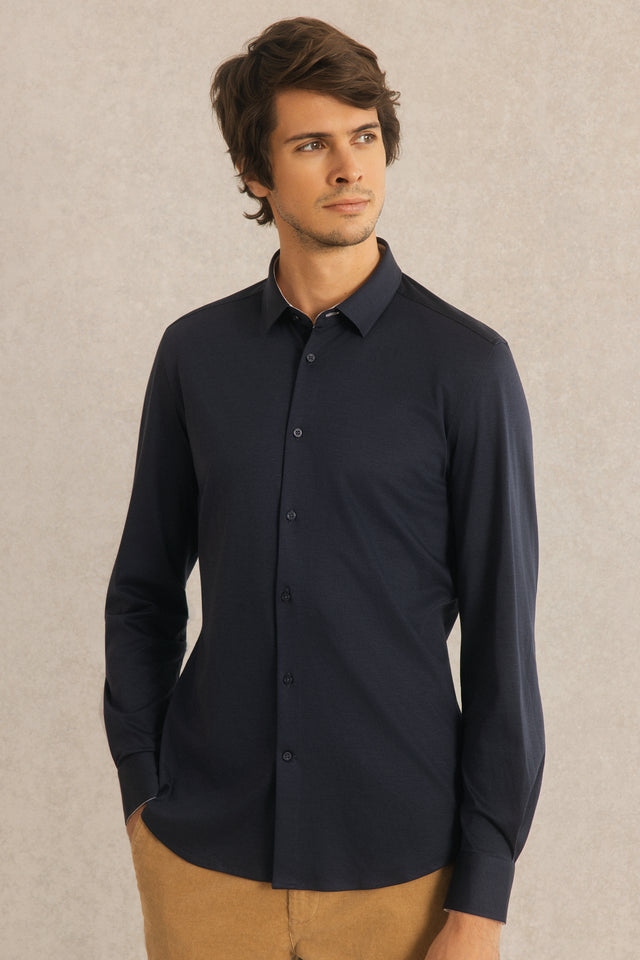 Chemise Slim en Jersey - Image principale