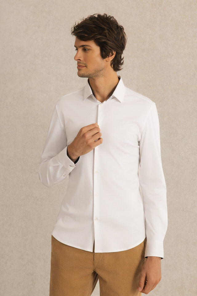 Chemise Slim en Jersey - Image principale