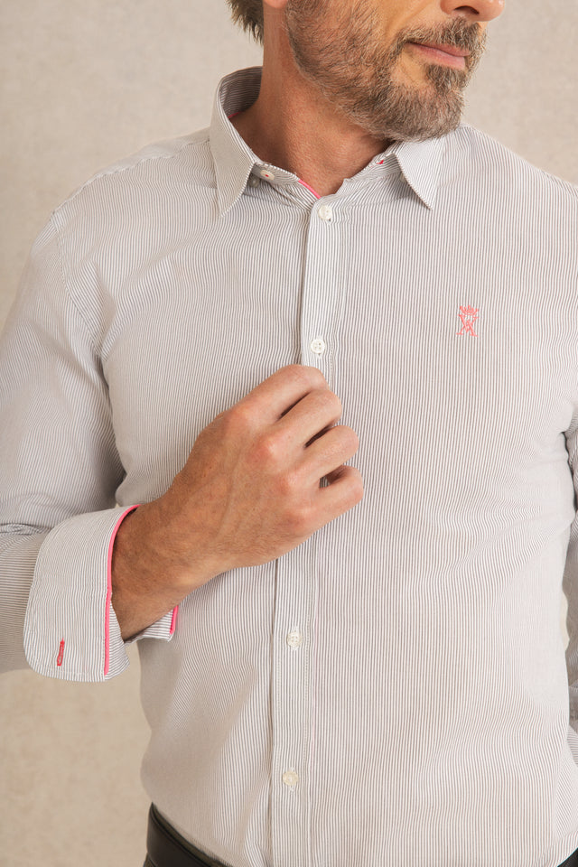 Chemise Slim à Rayures fines - Image principale