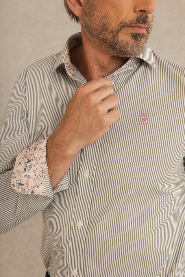 Chemise Regular à Rayures - Image principale
