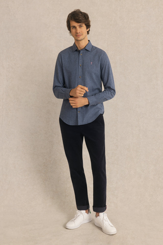 Chemise Regular Pied de poule - Image principale