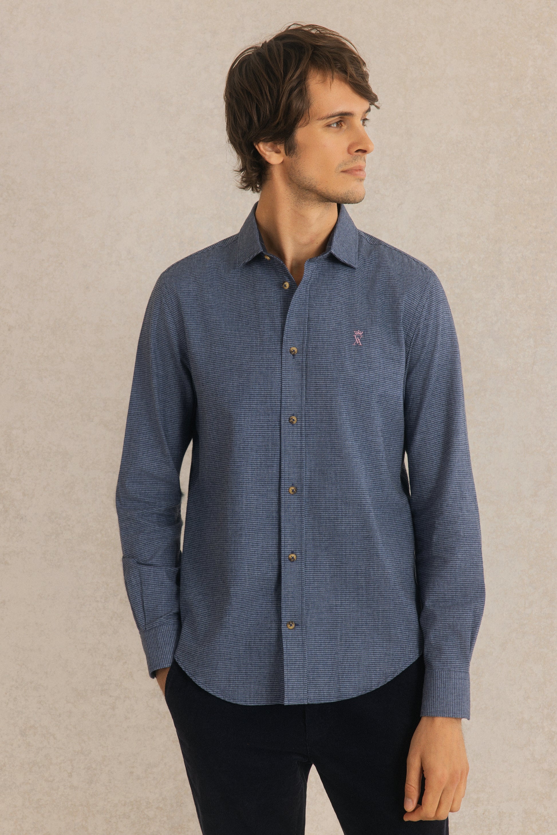 Chemise Bleu Chemise Homme Vicomte Arthur Chemise Homme Regular