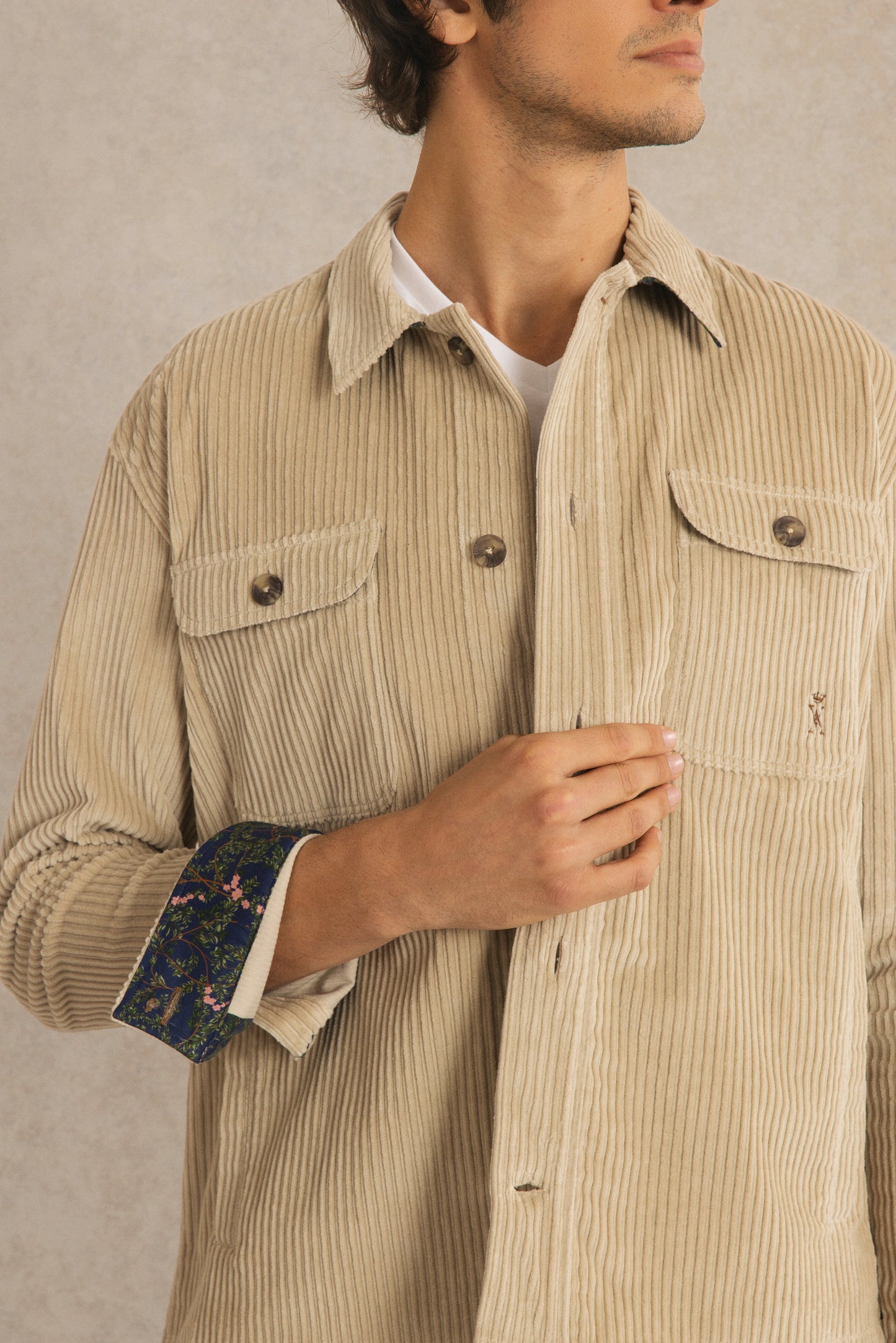 Chemise Comfort en velours cotelé