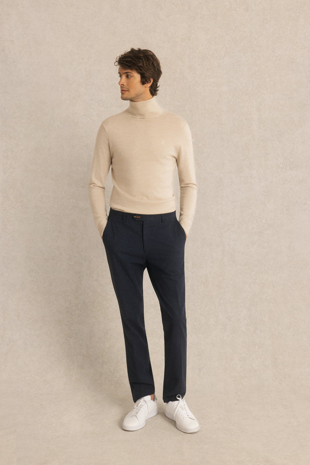 Pull Col Roulé 100% Laine - Image principale